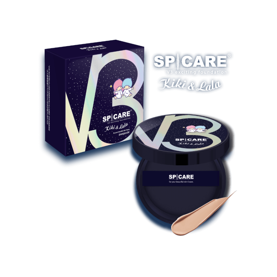 【コラボ商品】V3エキサイティングファンデーションキキ & ララ【数量限定】×2 SPICARE正規ストア【限定キキ&ララ コラボ 】 V3 エキサイト