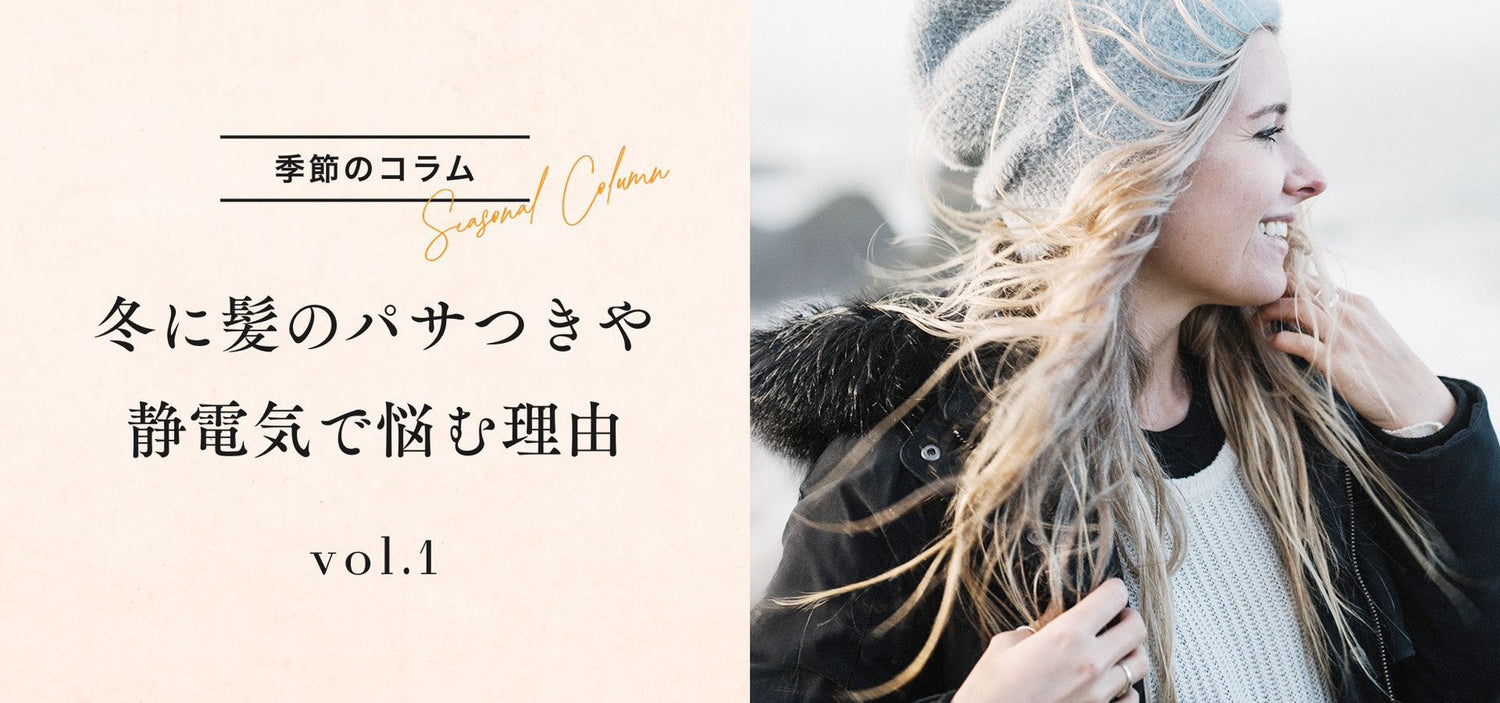 季節のコラム①冬の髪の乾燥原因