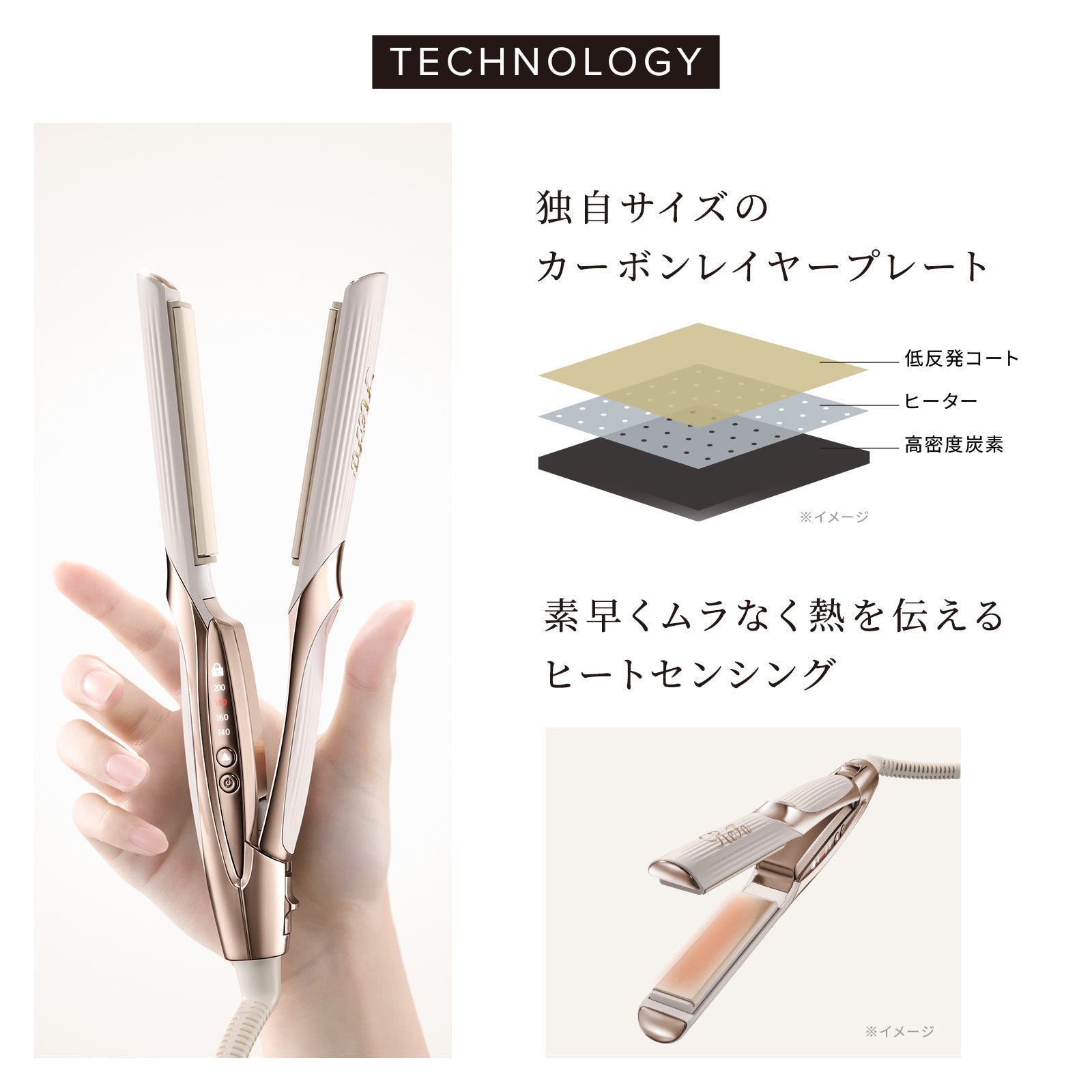 リファストレートアイロン CS
