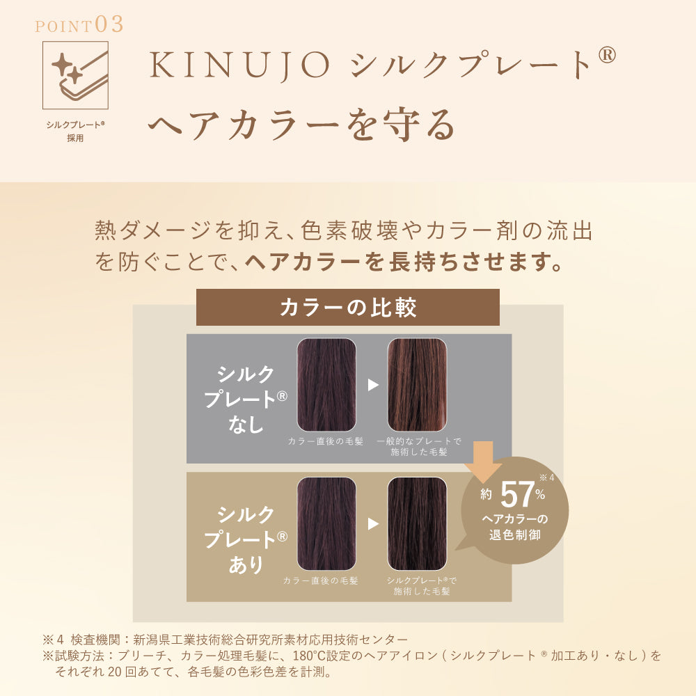 KINUJO キヌージョ ストレートアイロン worldwide model ブラック