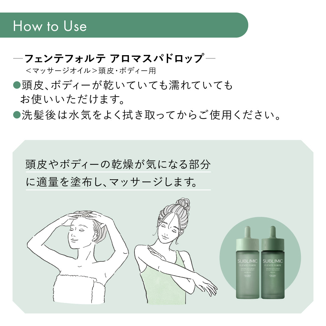 SUBLIMIC サブリミック フェンテフォルテ アロマスパドロップ リラックス h