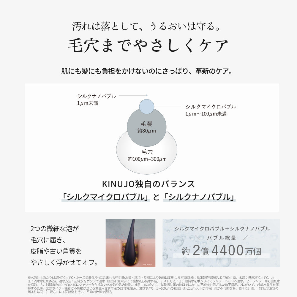 KINUJO キヌージョ シルク リッチ シャワー