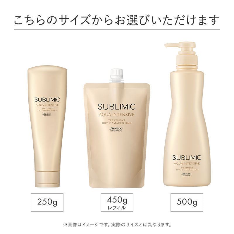 SUBLIMIC サブリミック アクアインテンシブ トリートメント(D) h：乾燥した髪用