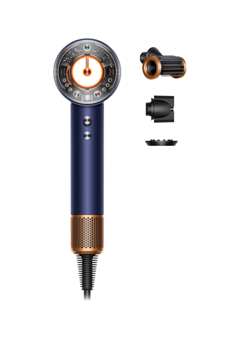 Dyson Supersonic Nural Shine ヘアドライヤー ダークブルー/コッパー