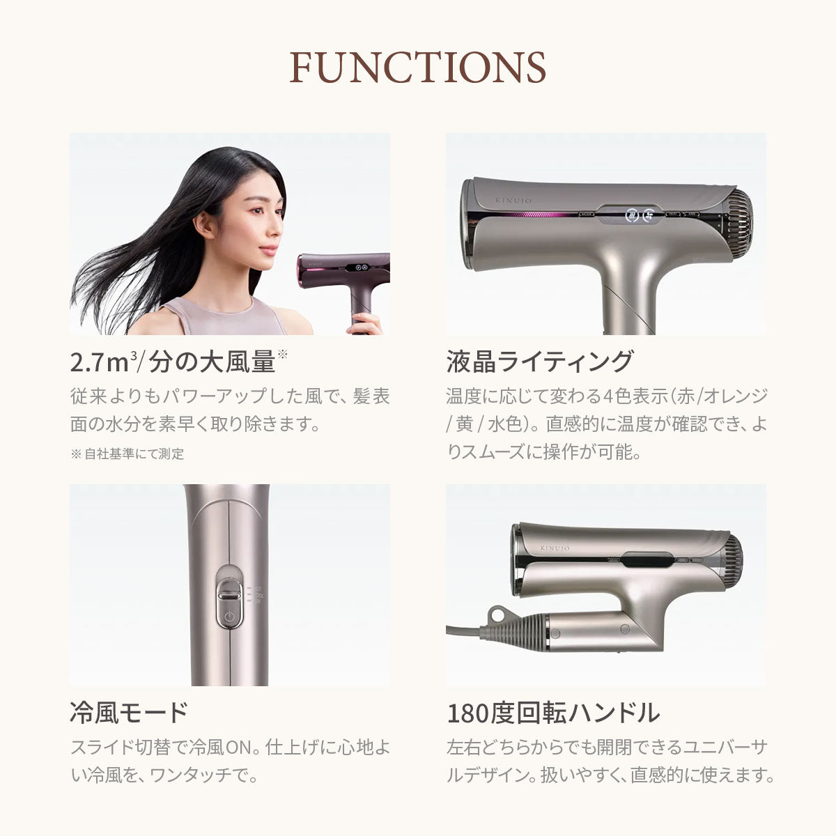 KINUJO キヌージョ シルクプレミアム ドライヤー