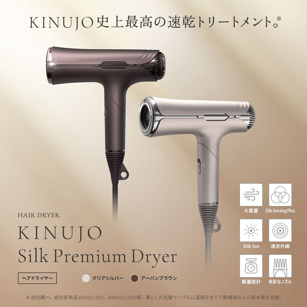 KINUJO キヌージョ シルクプレミアム ドライヤー