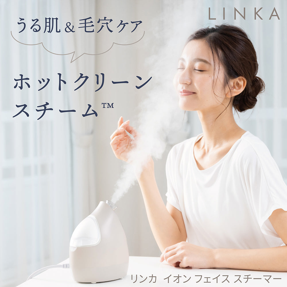 LINKA イオン フェイシャルスチーマー リフレッシュアロマ