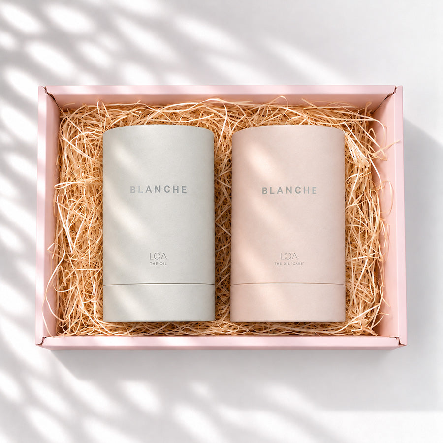 LOA THE OIL＋THE OIL "CARE" ブランシュ ギフト詰合せ 香りとダメージケアのオイル2点セット