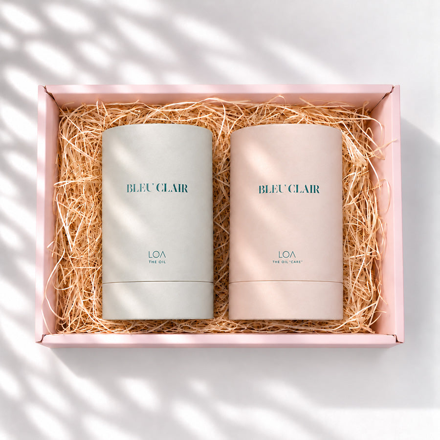 LOA THE OIL＋THE OIL "CARE" ブルークレール ギフト詰合せ 香りとダメージケアのオイル2点セット