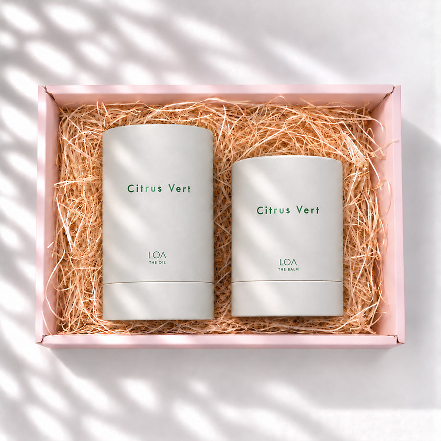 LOA THE OIL＋THE BALM シトラスベール ギフト詰合せ 香りを楽しむオイル＆バーム2点セット