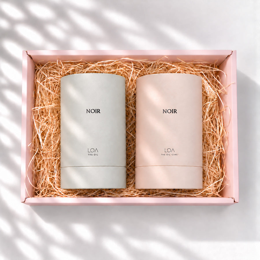 LOA THE OIL＋THE OIL "CARE" ノワール ギフト詰合せ 香りとダメージケアのオイル2点セット