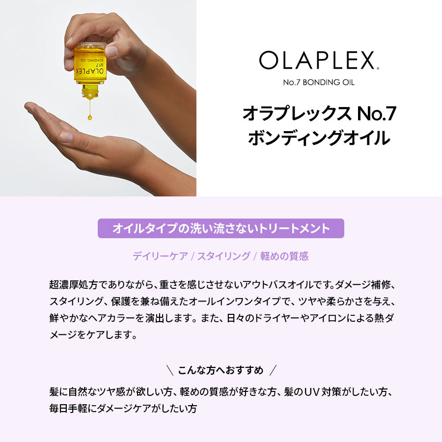 オラプレックス No.7 ボンディングオイル
