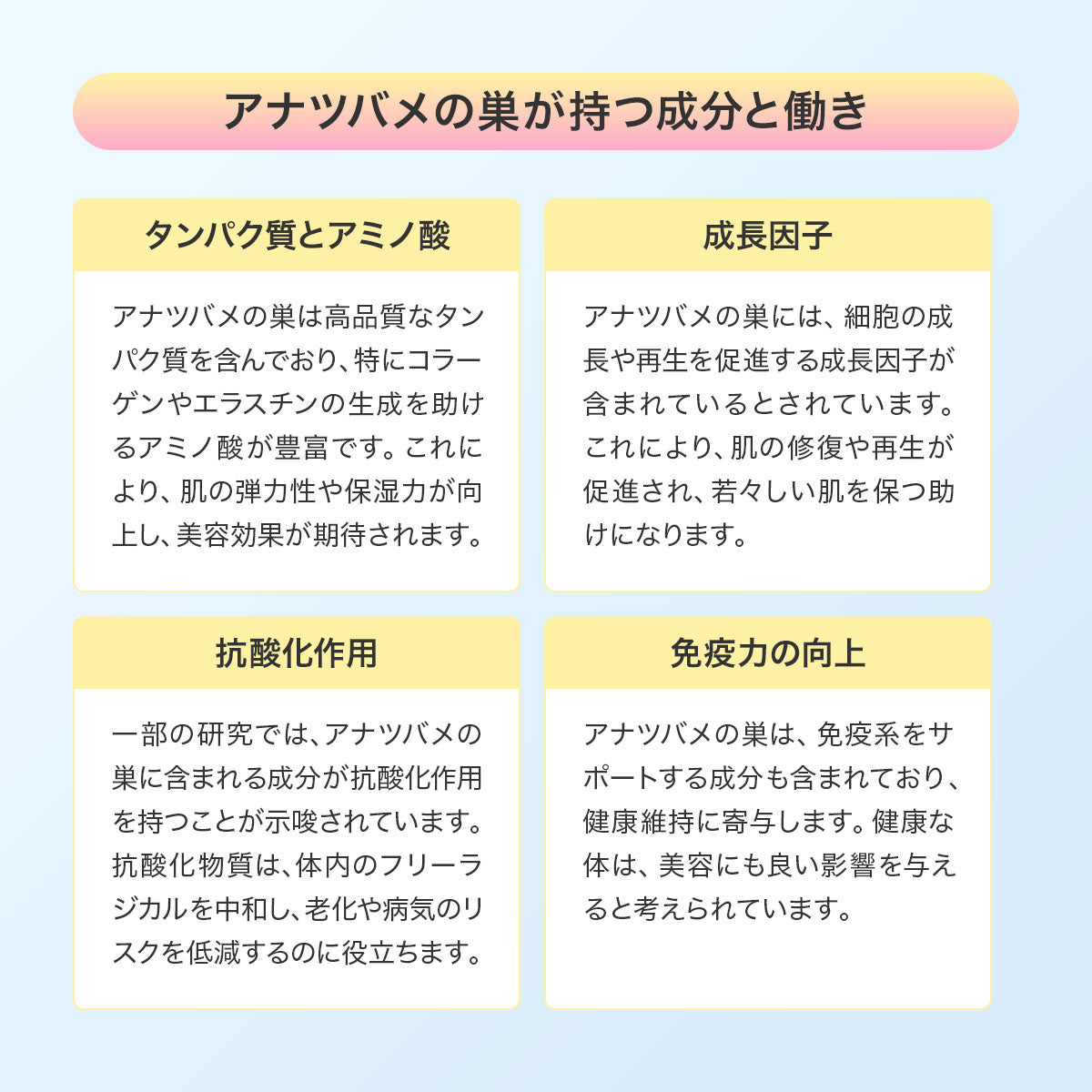 Re:me リミー TSUBAMEシリーズ アナツバメの巣 サプリメントゼリー