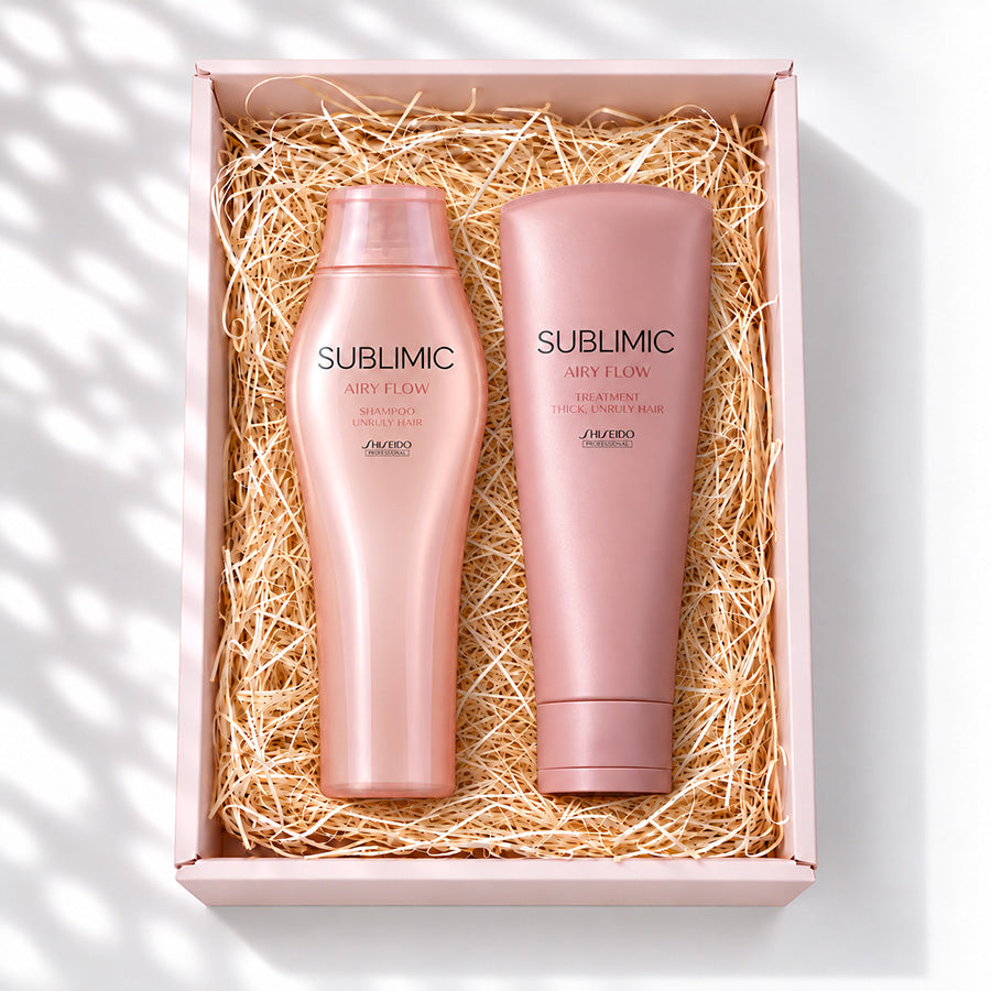 SUBLIMIC エアリーフロー シャンプー＋トリートメント(T) ギフト詰合せ 軽やか仕上がり2点セット（太くまとまらない髪用）